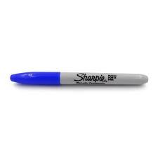 MARCADOR PERMANENTE SHARPIE FINO AZUL