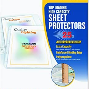 PROTECTOR DE HOJA PARA CARPETA C/25 MAX CLINE