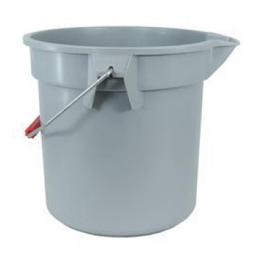 CUBETA GRIS 15 LITROS CON MEDIDAS
