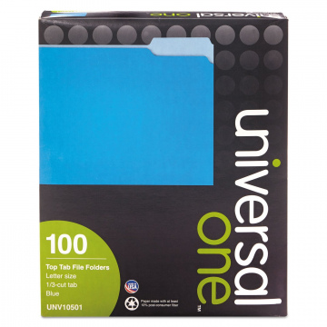 FOLDER UNIVERSAL AZUL T/C C/100