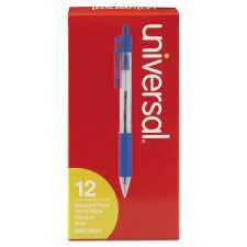 BOLIGRAFO UNIVERSAL COMFORT GRIP 1MM RETRACTIL AZUL