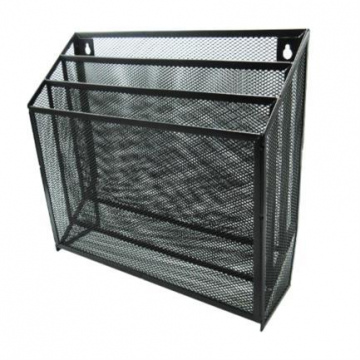 CLASIFICADOR NEXTEP MALLA METALICA 3 NIVELES NEGRO