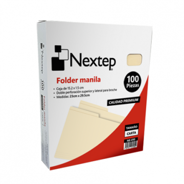 FOLDER ECONOMICA NEXTEP CARTA MANILA C/100 