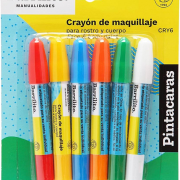 CRAYONES PINTACARAS Y FOAMY 9 COLORES