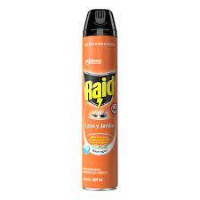 INSECTICIDA EN AEROSOL 500 ML RAID CASA Y JARDIN