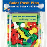 CHINCHETAS DE COLORES PQT/100