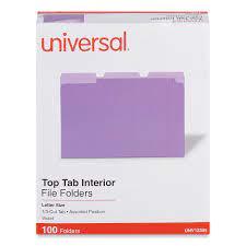 FOLDER UNIVERSAL MORADO T/C C/100