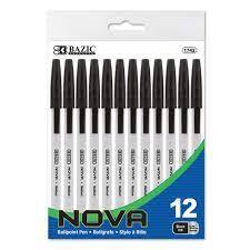 BOLIGRAFO NEGRO NOVA ECONOMICO C/12