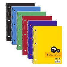 CUADERNO 70 HJS ESPIRAL BAZIC