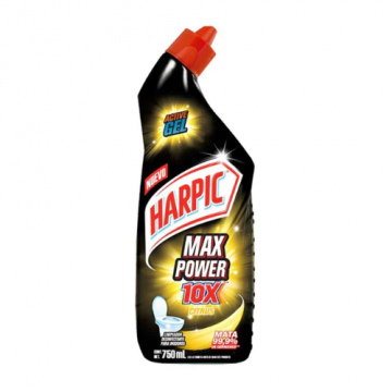 LIMPIADOR DESINFECTANTE PARA INODORO HARPIC ACTIVE GEL 750 ML