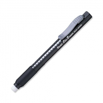 PORTABORRADOR PENTEL CLIC ERASER NEGRO CON BORRADOR