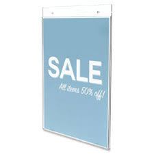 PORTA FOLLETO DEFLECTO T/C ACRILICO TRANSPARENTE PARA PARED