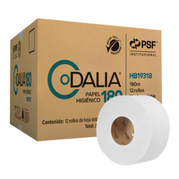 PAPEL HIGIENICO DALIA HD180 MTS PIEZA FAPSA
