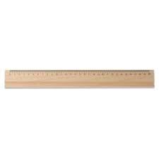 REGLA DE MADERA 30 CM BACO