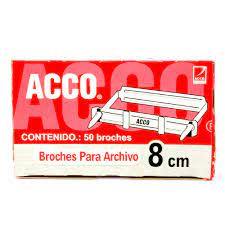BROCHE 8 CMS ACCO C/50