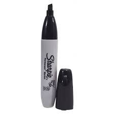 MARCADOR PERMANENTE PUNTA CINCEL SHARPIE NEGRO