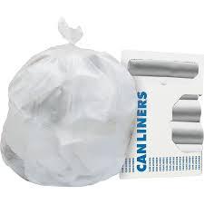BOLSA P/BASURA 4 GAL TRANSPARENTE 17X18 C/50