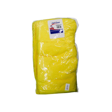 PAÑOS DE MICROFIBRA AMARILLA 40.6X 40.6 PZA ECONOMICA